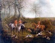 unknow artist Classical hunting fox, Equestrian and Beautiful Horses, 033. France oil painting artist
